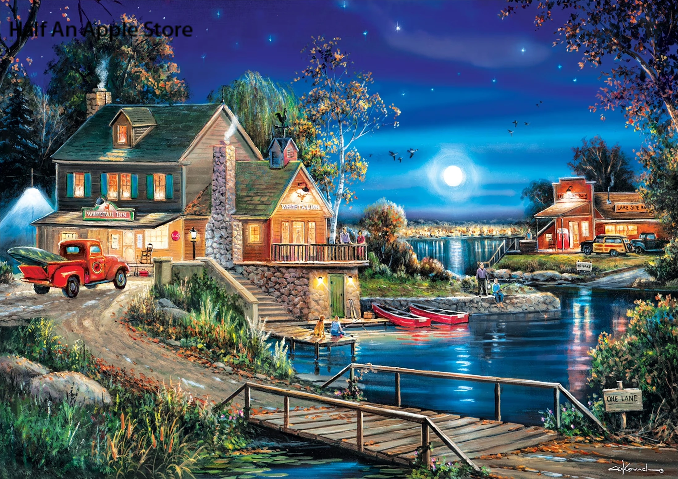 1000 PCS Puzzles for Adults Autumn Memories Jigsaw Puzzles Educational Games Colorful Puzzles Gifts Home Decor