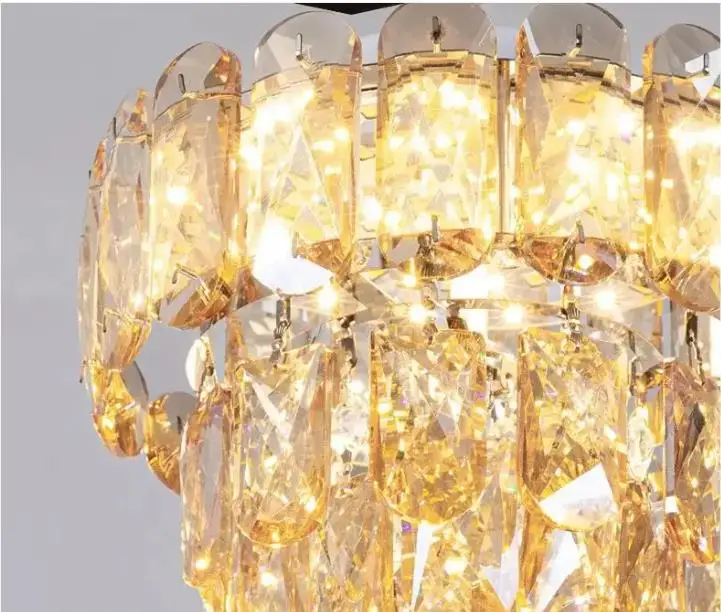 

Simple Creative Led Crystal Chandelier Personality Bedside Lamp Porch Aisle Lamp Restaurant Bar Table Lamp