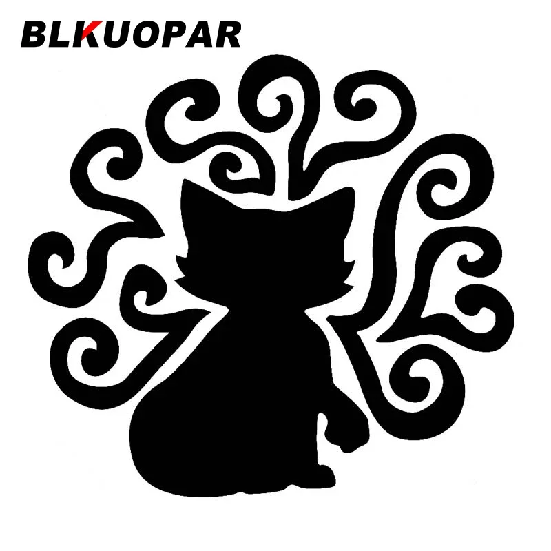 

BLKUOPAR Three Eye Cat Car Sticker Personality Waterproof Decal Occlusion Scratch Refrigerator Laptop Windshield Vinyl Car Wrap