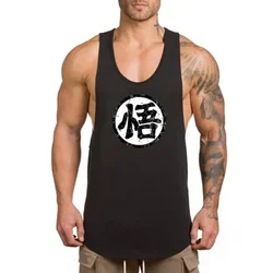 New Mens Clothing Muscle Fitness Casual Singlets Gym Workout Korean Sleeveless Tank Top Fashion Running Undershirt