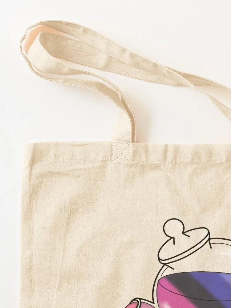 Spill the tea Omnisexual Flag Tote Bag Shopping bags Lady bags shopper bag woman custom canvas bag