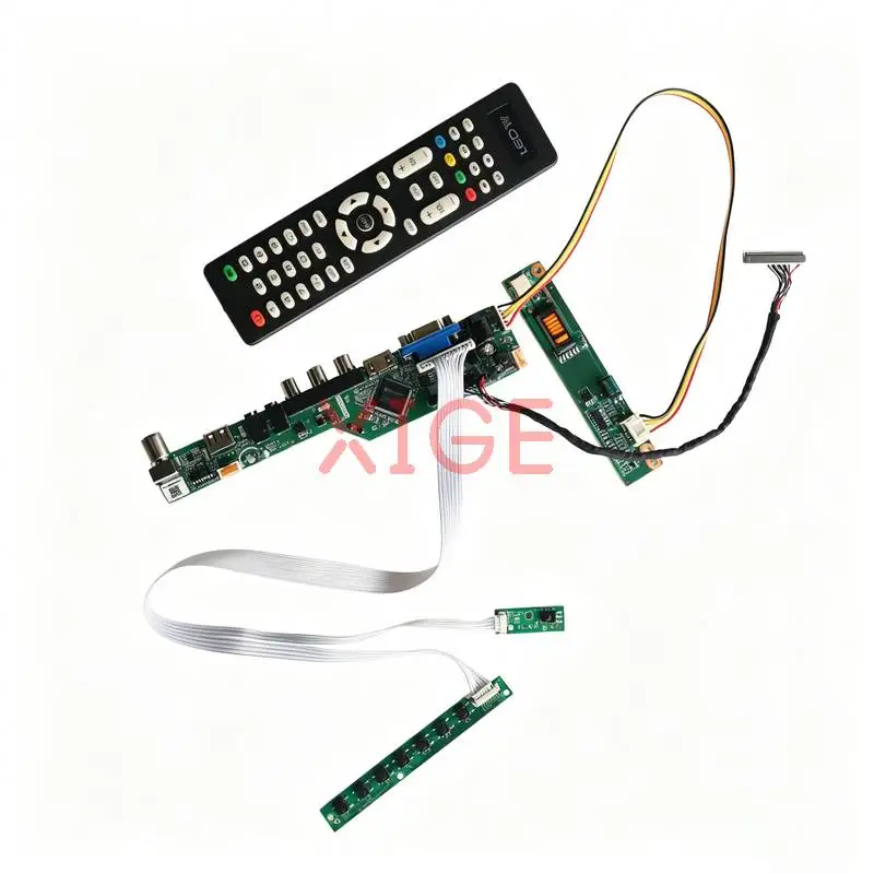 

For B170PW06 B170PW05 B170PW01 B170PW03 Screen Drive Controller Board Kit DIY USB+AV+VGA+HDMI 1440x900 30Pin LVDS 1CCFL 1440*900