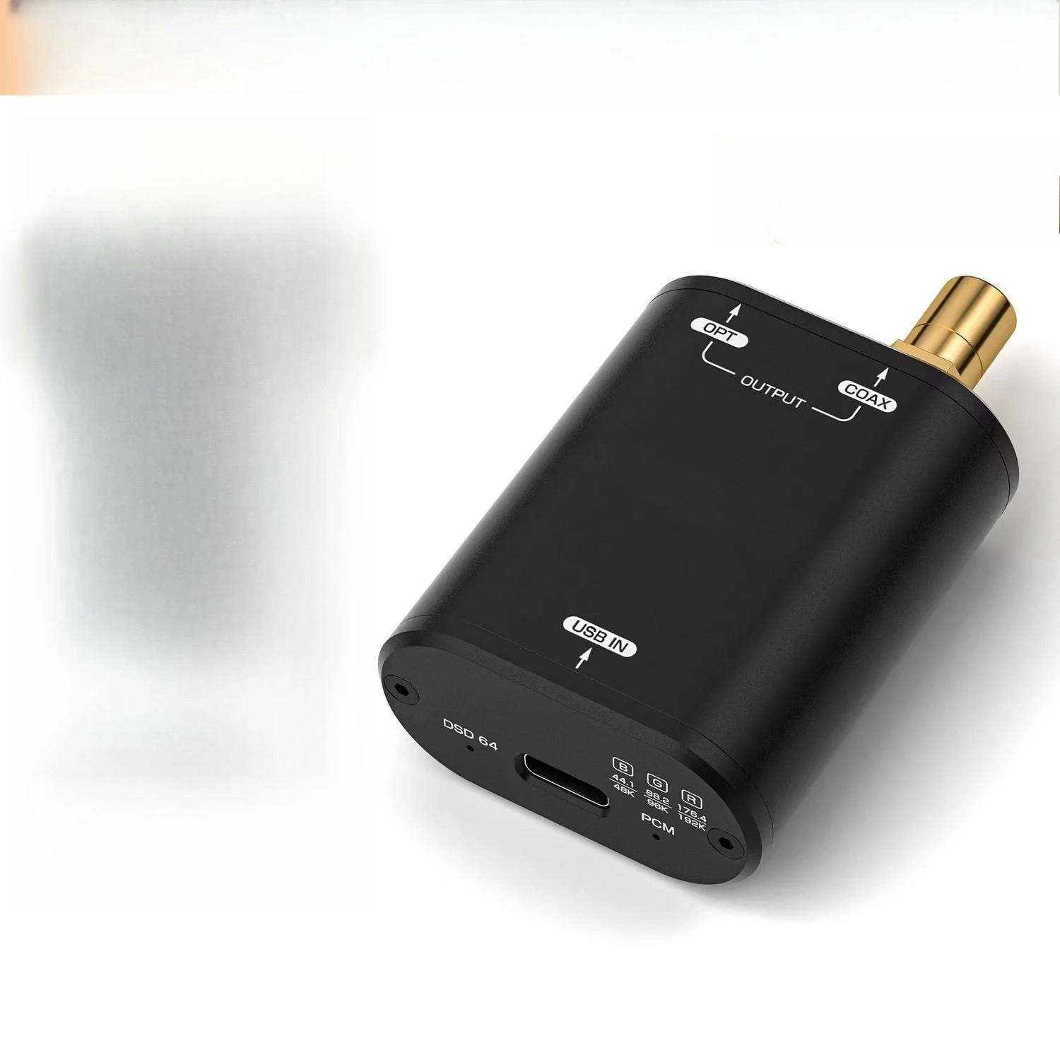 Mini Digital Audio Interface: USB to Coaxial/Optical SPDIF Adapter with XMOS XU316 Chip for High Resolution DSD/PCM