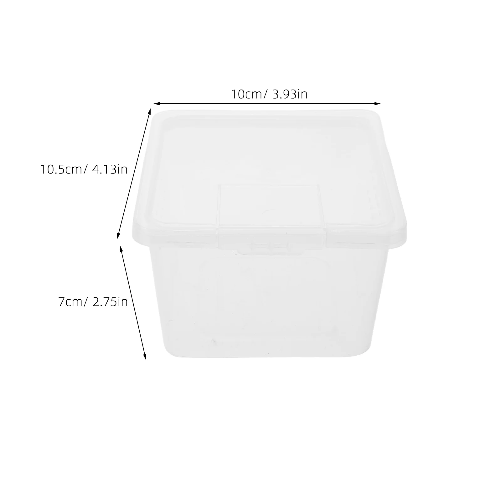 10pcs Reptile Breeding Box Small Terrarium For Turtles Lizards Spiders Geckos Indoor Pet Enclosure Transparent Escape-Proof Easy