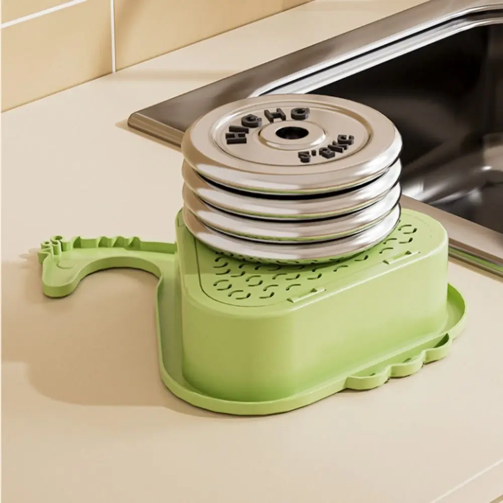 2pcs Punch-free Sink Drain Basket Triangular Creative Multi-functional Pool Openable Bottom Cover Quickly Drain