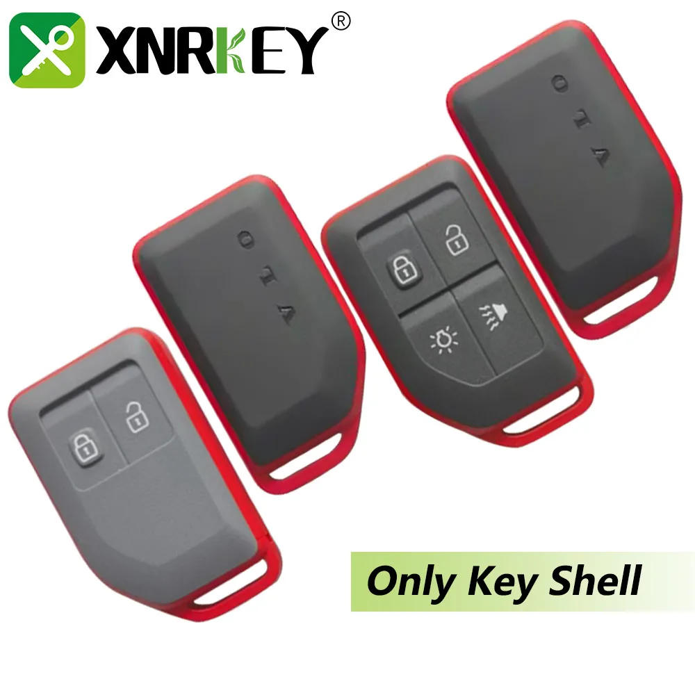 

XRNKEY Cover Car Key Case Keychain For Volvo FH16 FM 4 Button Auto Accessories