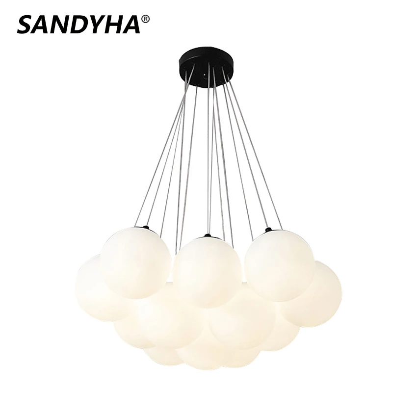 sandyha bola de vidro moderno abajur pingente lampada da cozinha pendurado iluminacao interior sala estar jantar quarto decoracao casa 01