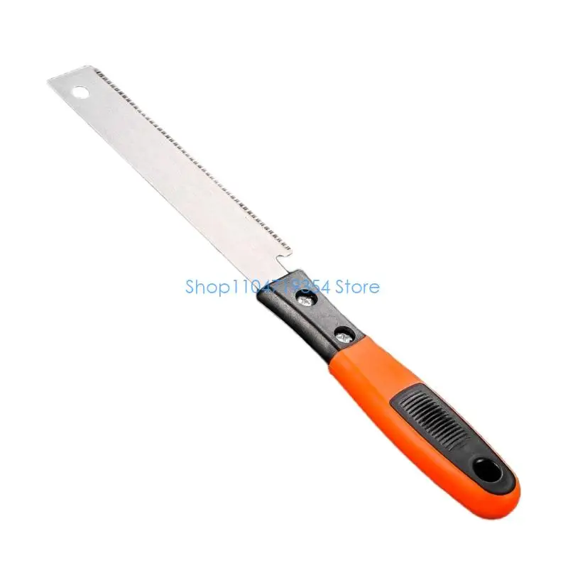 0XLD 310mm Double Purpose Handsaw SK5 Steel Blade for DIY Cutting Gardening Task