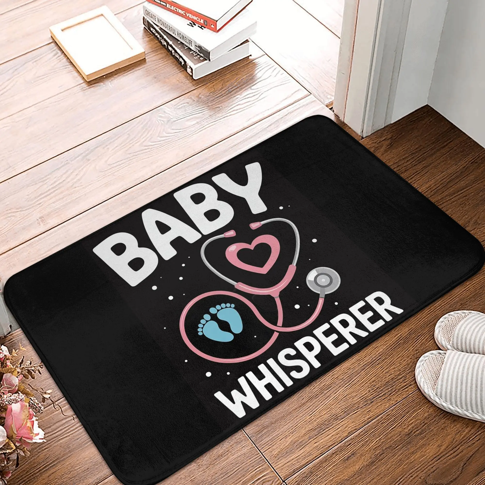 Nicu Nurse Appreciation Baby Whisperer Neonatal Nursing Anti-slip Doormat Floor Mat Kitchen Entrance Home Bathroom Footpad Mats