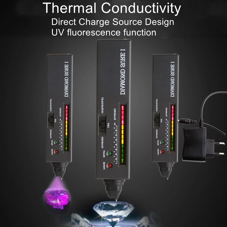 Three generations of thermal conductivity meter diamond pen to detect diamond authenticity meter crystal and jade jadeite