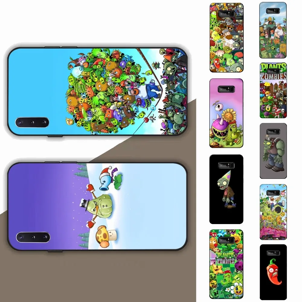 P-plants battle Z-zombie Phone Case For Samsung Note 8 9 10 20 pro plus lite M 10 11 20 30 21 31 51 A 21 22 42 02 03