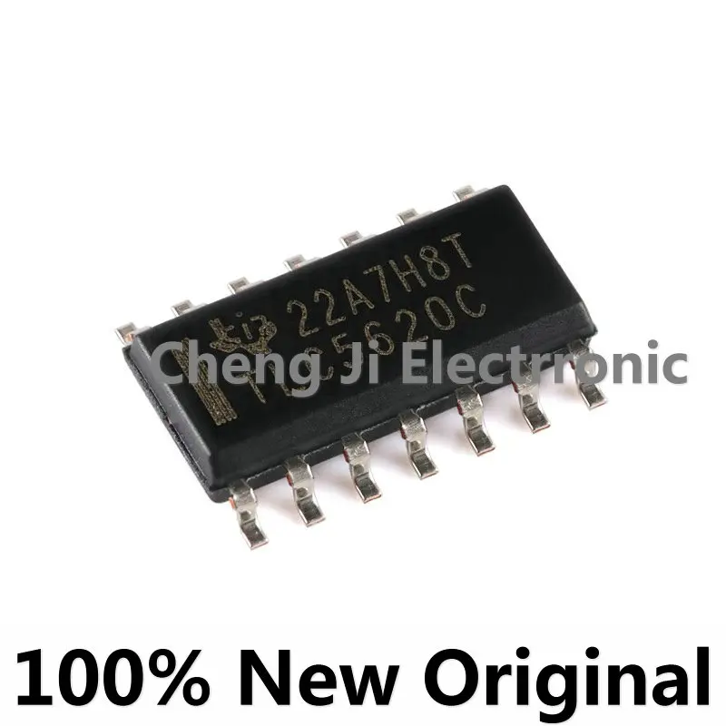 5PCS/LOT TLC5620CDR、TLC5620IDR、SOP14、8-digit analog-to-digital converter chip