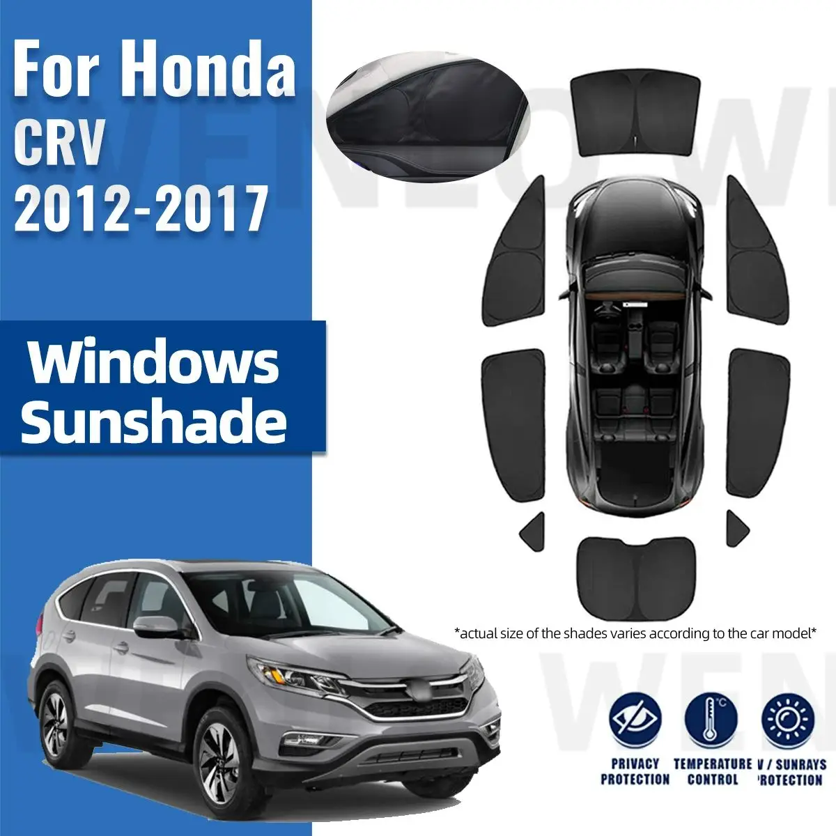 

For Honda CRV CR-V 2012-2016 Full Cover Car Side Window Sunshade Windshield Sun Shade Solar Protection Parasol Children Curtains