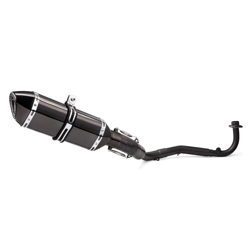 Slip-On Exhaust Mid Link Pipe for Kawasaki Z125 2015-2018 51mm Stainless Steel New