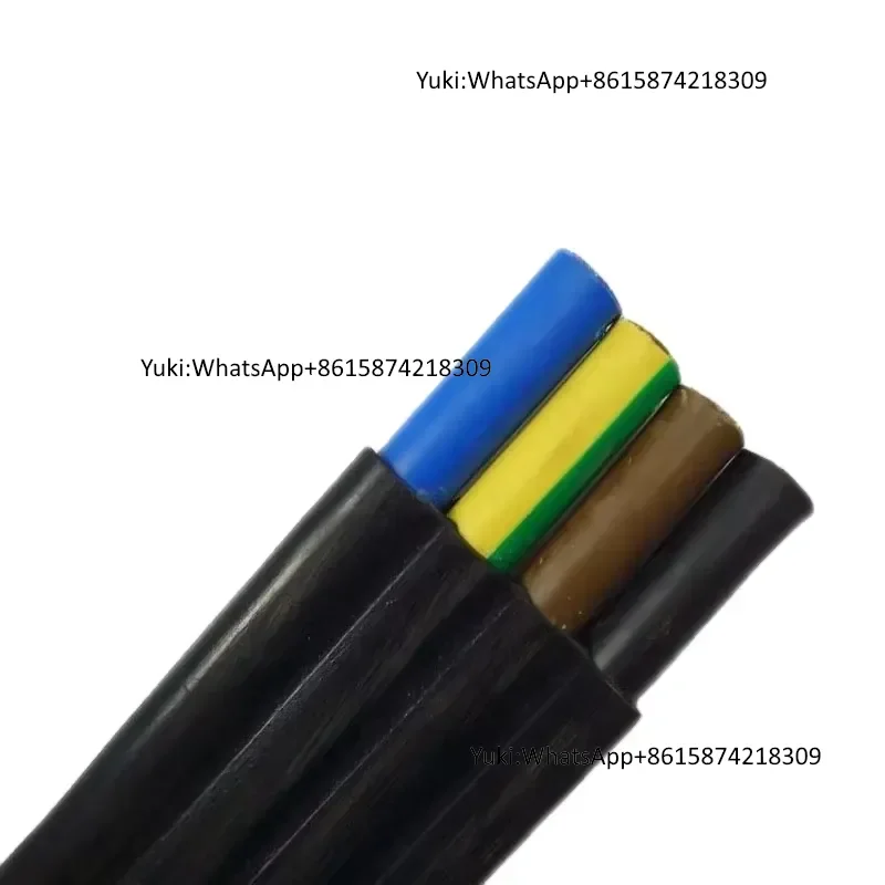 PAIDE Flat Copper Conductor PVC Insulated NBR Jacket Low Voltage CE/ROHS Crane Power Cable for Festoon Connecting Control