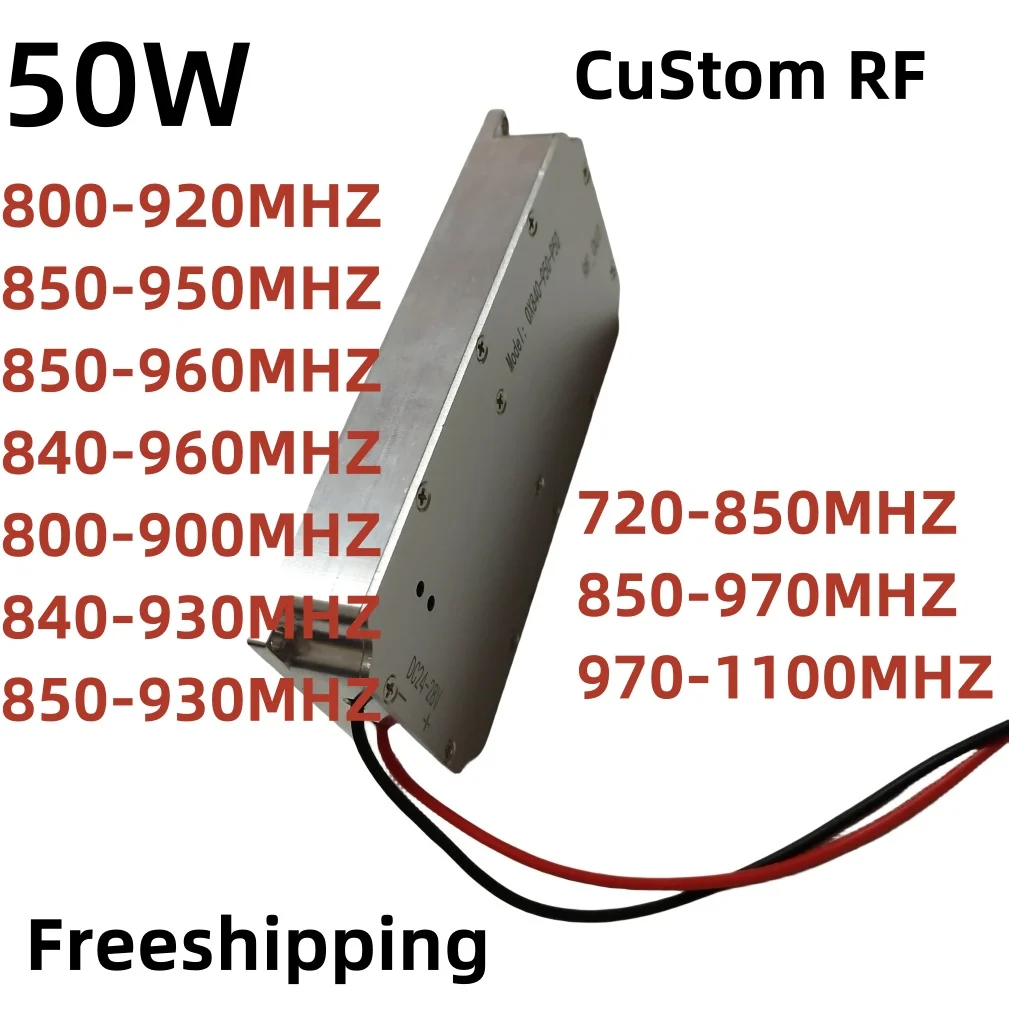 50W 800-920MHZ 850-950MHZ840-960MHZ 840-930MHZ800-900MHZ970-1100 RF Amplifier noise generator