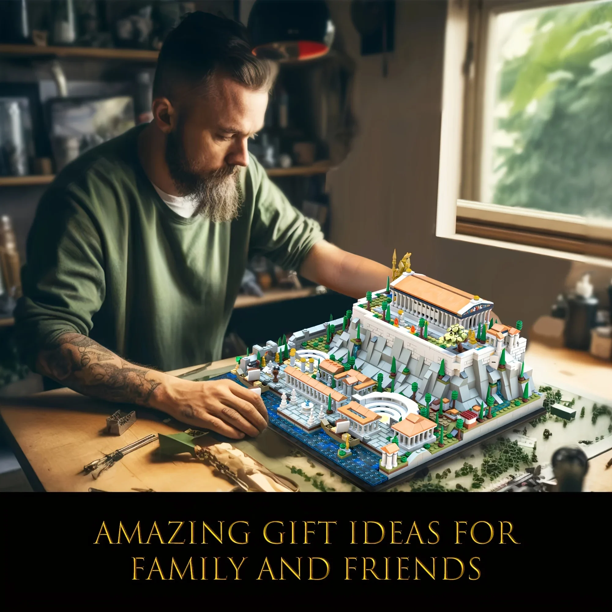 

Medieval Empires Acropolis of Athens City king territory Buildings Blocks Decorative ornaments Toy Architecture Idea Kids Gifts