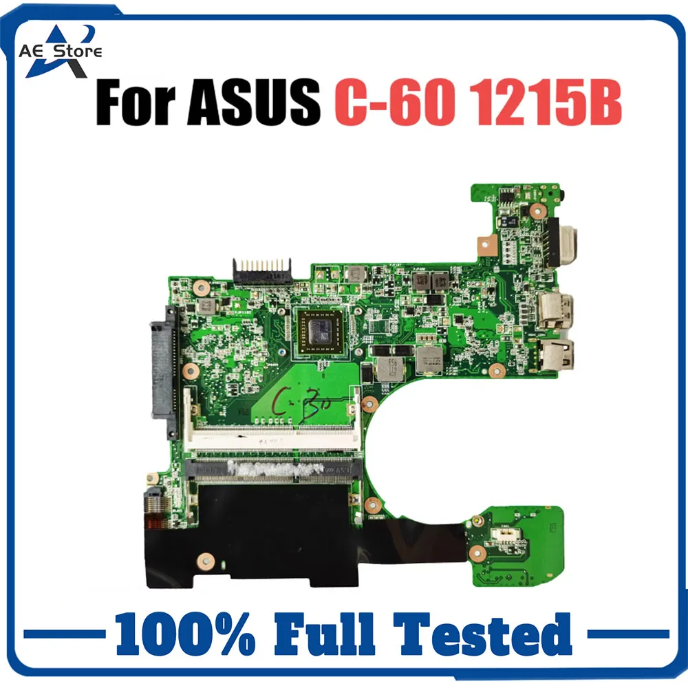 

Notebook Mainboard For ASUS 1225B Laptop Motherboard 100% Test OK 2G RAM C-60 MAIN BOARD