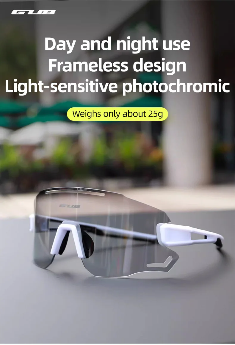 Gub neue photo chrome Fahrrads onnen brille für Männer Frauen Fahrrad brille mit Antibes chlag MTB Brille Brille Outdoor Fahrrad brille – Detail 19