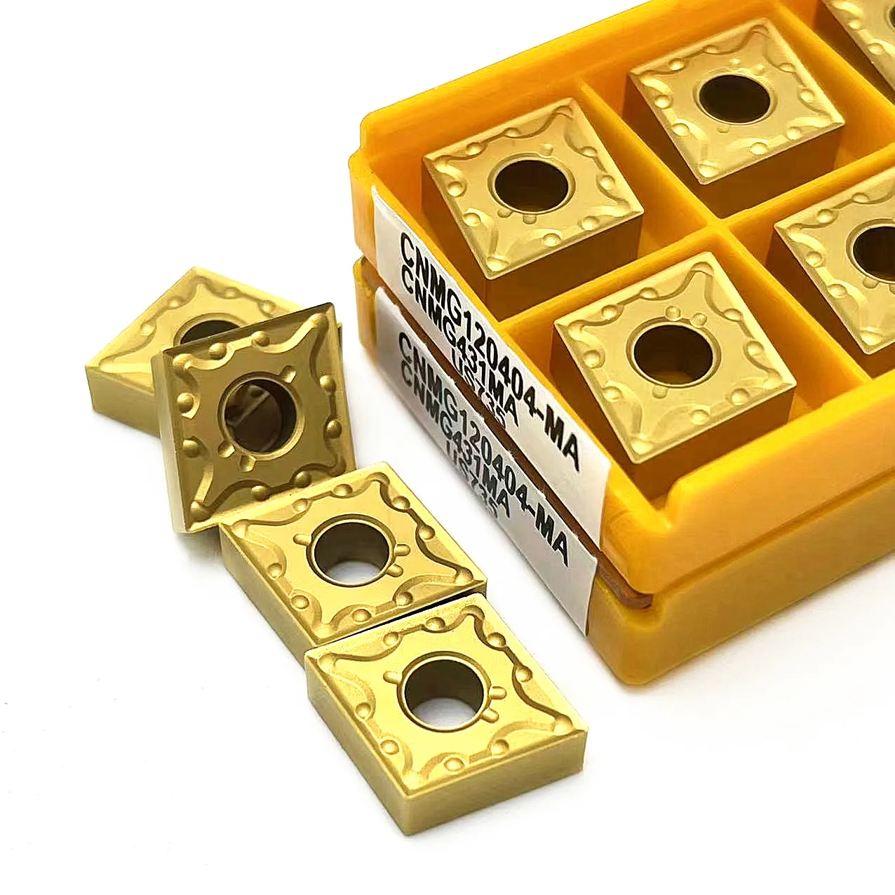 Outils de tournage externes CNC, inserts en carbure, outil de coupe, outils de coupe de tour, CNMG120408, CNMG120sediMA, UE6020, US735, VP15TF