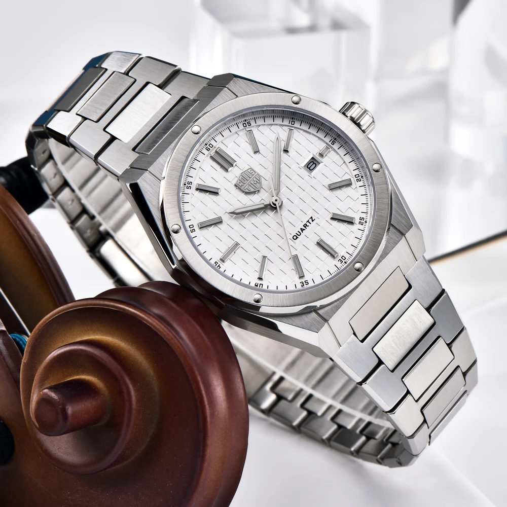 ساعة رجالي 2025 تصميم رولستيمي جديد مهندس منقوشة ساعة للرجال ساعة كوارتز فاخرة الفولاذ المقاوم للصدأ الياقوت الزجاج مقاوم للماء #3