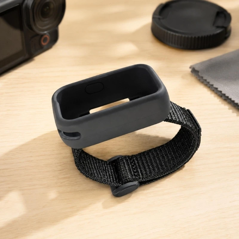 96BA Fernbedienungsschutzhülle für Pocket 4pro Sucher-Fernbedienung, Silikonhülle und Handgelenkschnur-Set für die Reisetasche – Detail 1