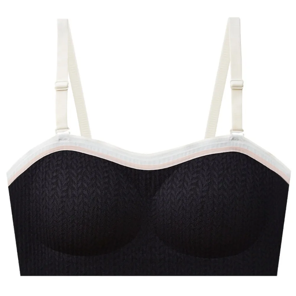 Lingerie ajustável sutiã sem fio close-fitting elástico traceless push up roupa interior reunidos seios à prova de choque