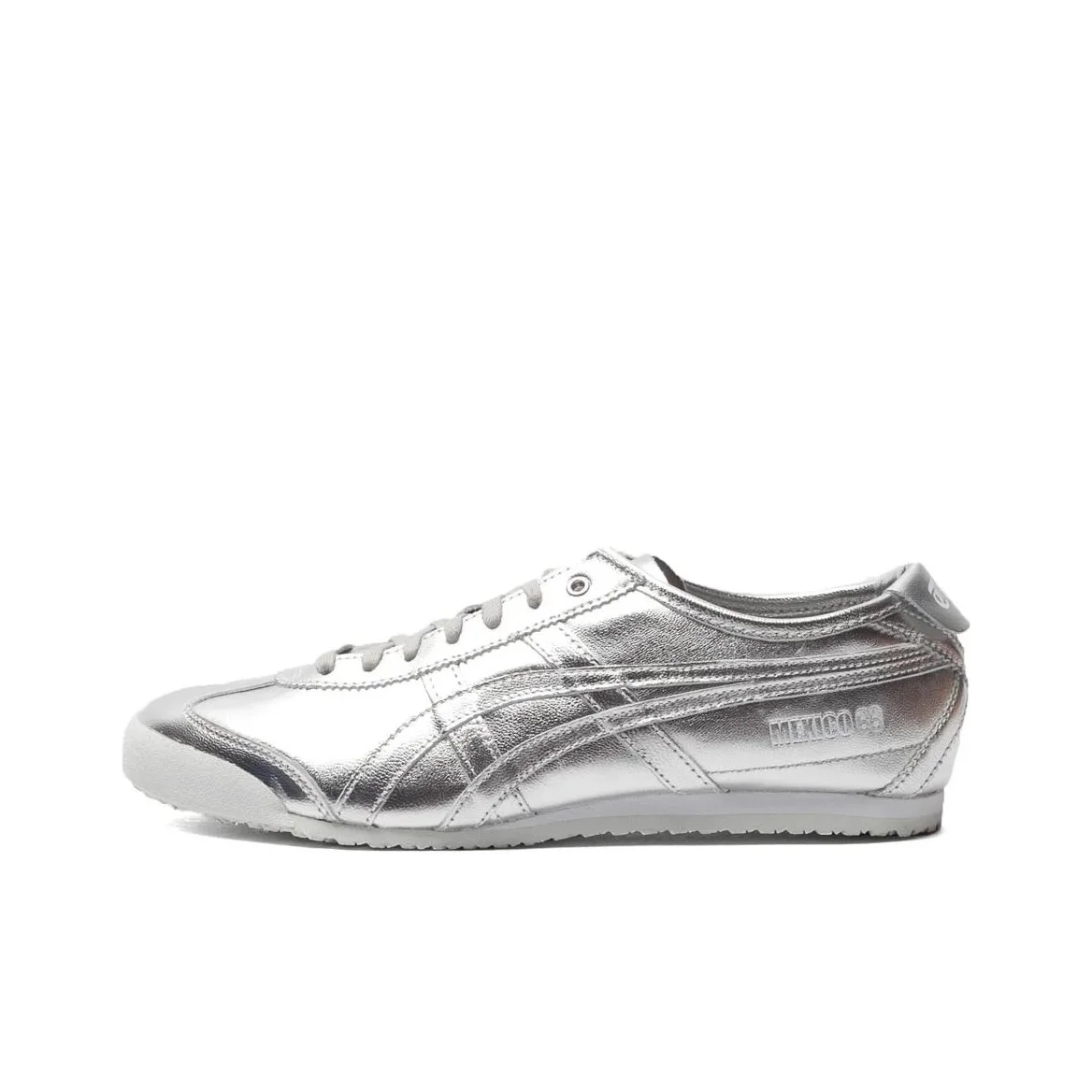 Onitsuka Tiger MEXICO 66 Cow Leather Low top Casual Shoes Unisex Silver