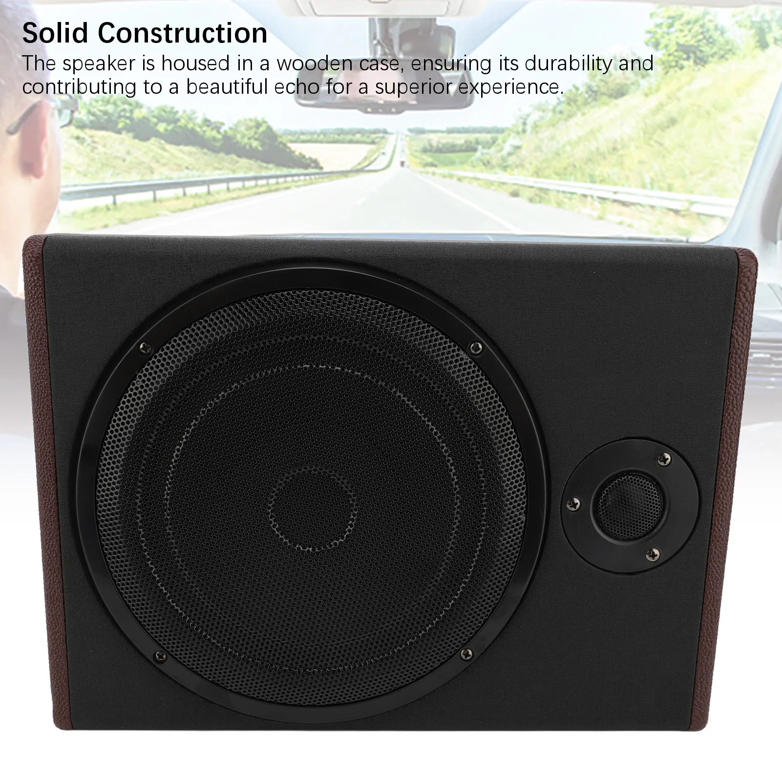 10 في مقعد السيارة الجديد المتكلم تيار مستمر 12 فولت تحت المقعد بالطاقة مضخم صوت السيارة بلوتوث غني الفرعية باس المتكلم عدة للمركبة #3