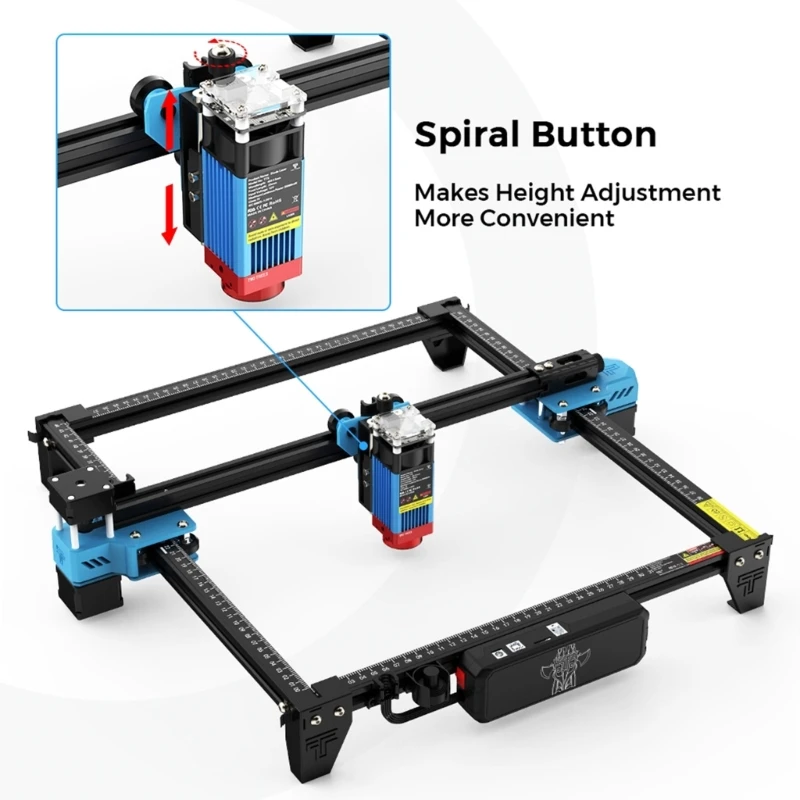 Metal Support Engraver Z Metal Bracket for TTS-55 PRO/TTS-10 PRO/TTS-20 Engraving Machine Smooth Operation