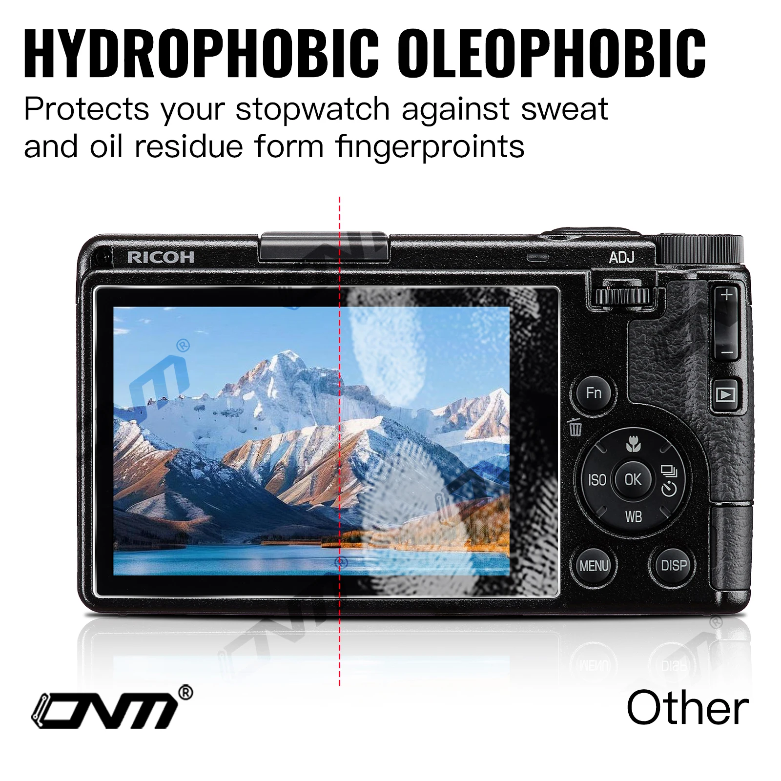 [2PCS] Screen Protector Tempered Glass for Ricoh GR4 - Ultra HD Clear Anti-scratch Glass Protective Film Accessories