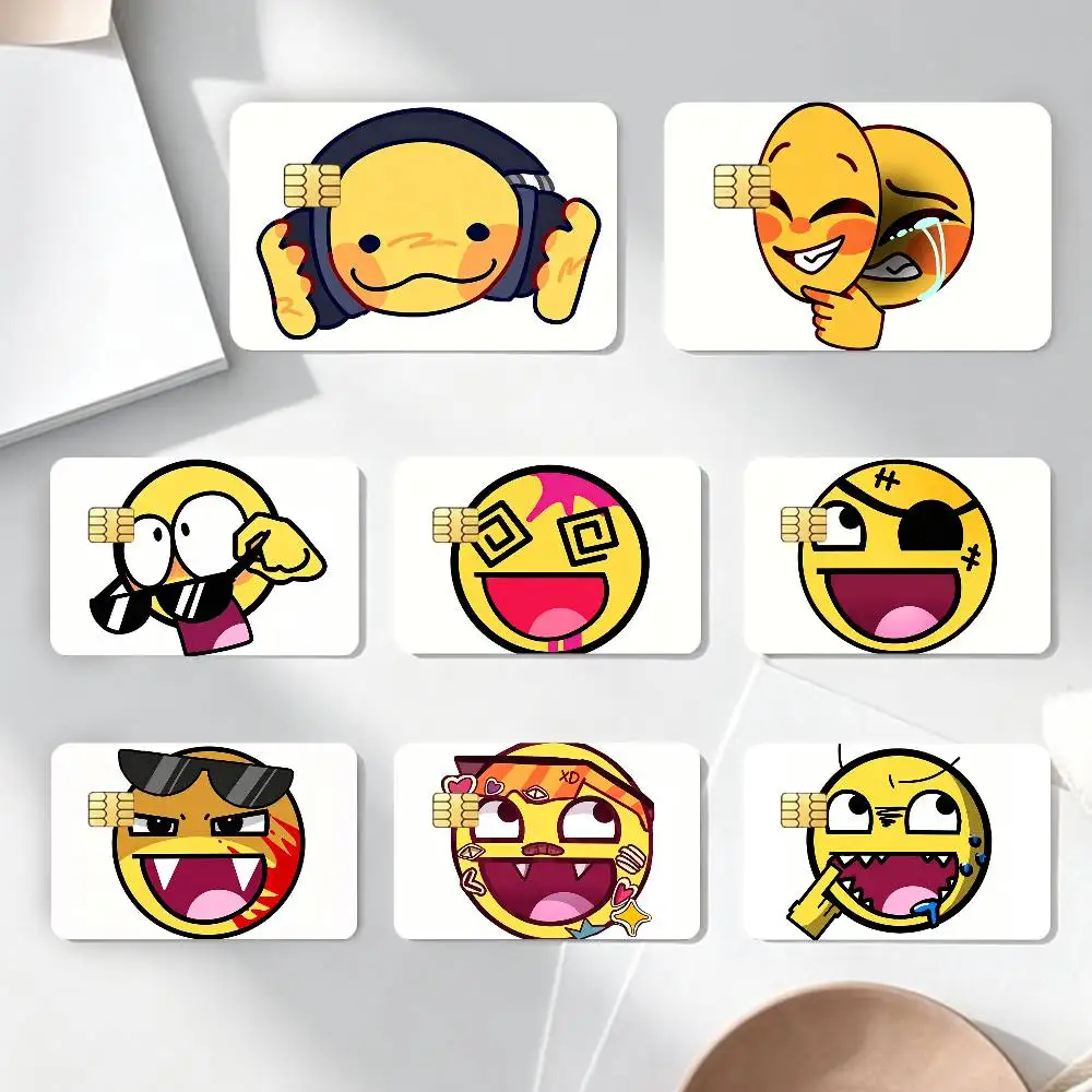 

Funny E-Epic F-Face Credit Card HD Stickers Game Card Decal Card Matte Film Skin Small Chip Waterproof Sticker