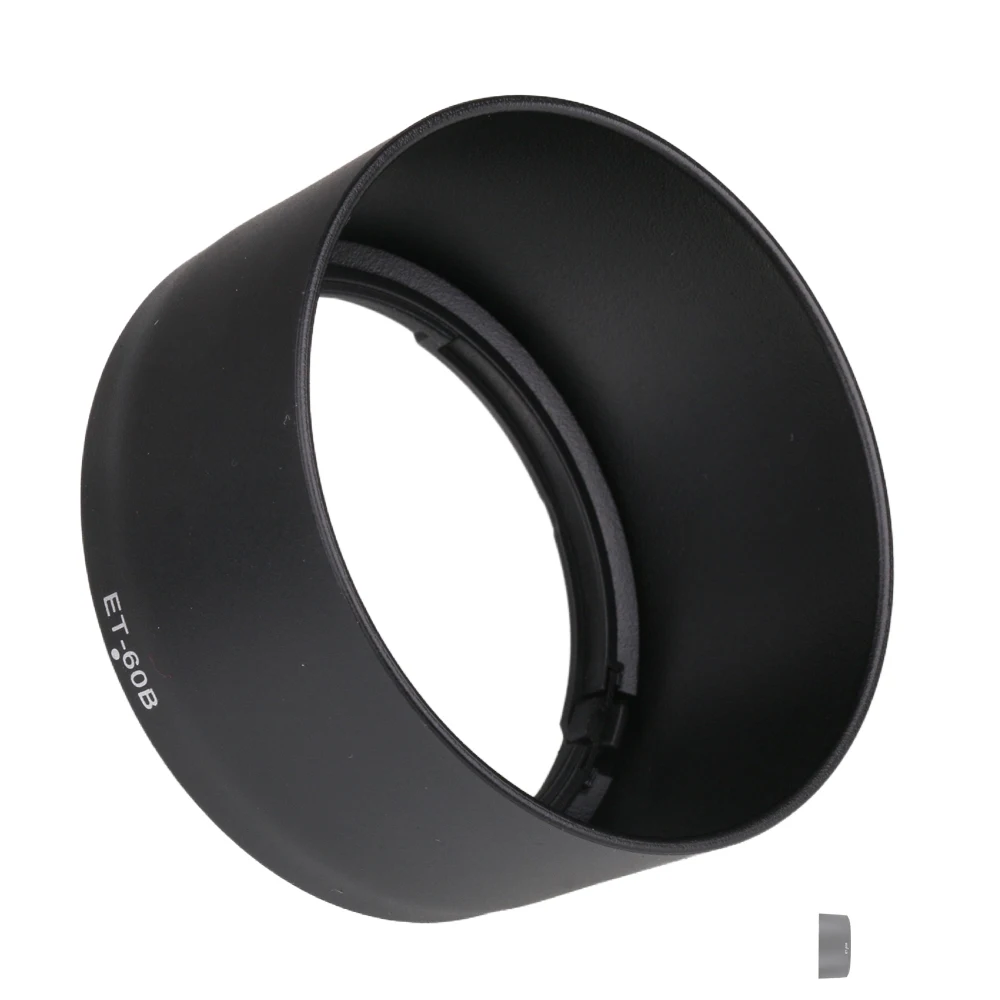 ET-60B Lens Hood Reversible Petal Lens Shade For Canon RF-S 55-210mm F5-7.1 Is STM Lens On for EOS R7 R10 R50 R100 Camera