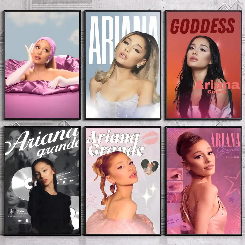 Iconic Live Music Art Concert Stage Wallart Ariana Grande Poster Modern Wall Art Bedroom Living Room Print Unframed