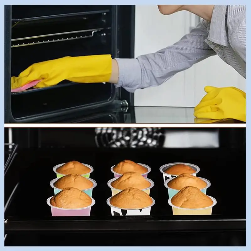 AS63-100Pcs Tazas de postre Taza de condimentos pequeña Mini taza de refrigerio con tapas Envase de aderezo de ensalada para llevar, 1,6 Oz