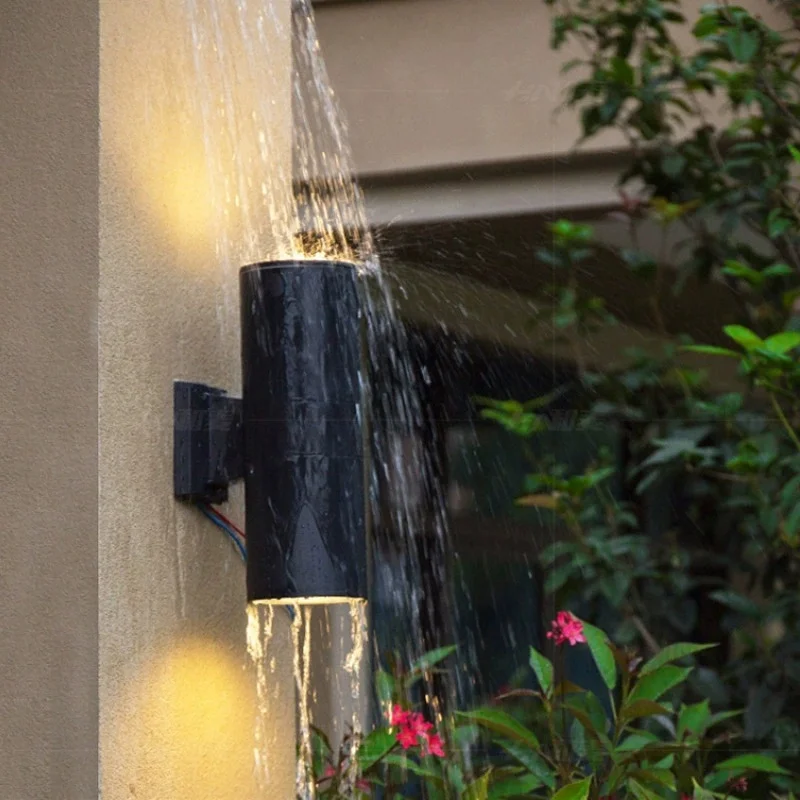 

Наружный настенный светильник с подсветкой вверх-вниз, водонепроницаемый, IP65, для сада, патио, веранды, настенный прожектор, светильник для подсветки стен.