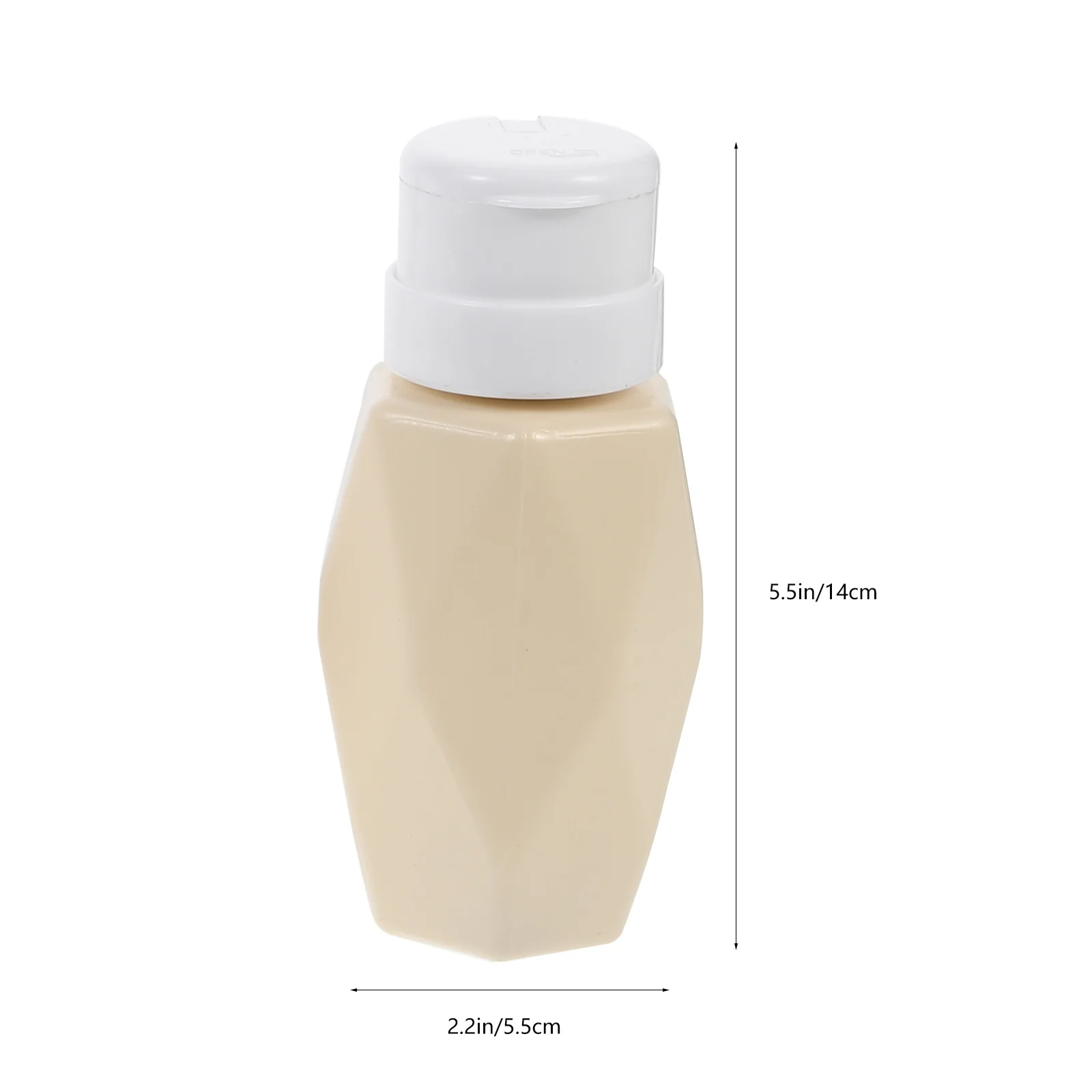 4 قطعة زجاجات الضغط مانعة للتسرب فارغة موزع طلاء الأظافر زجاجات لمسمار الفن مزيل مانيكير السفر تخزين السائل