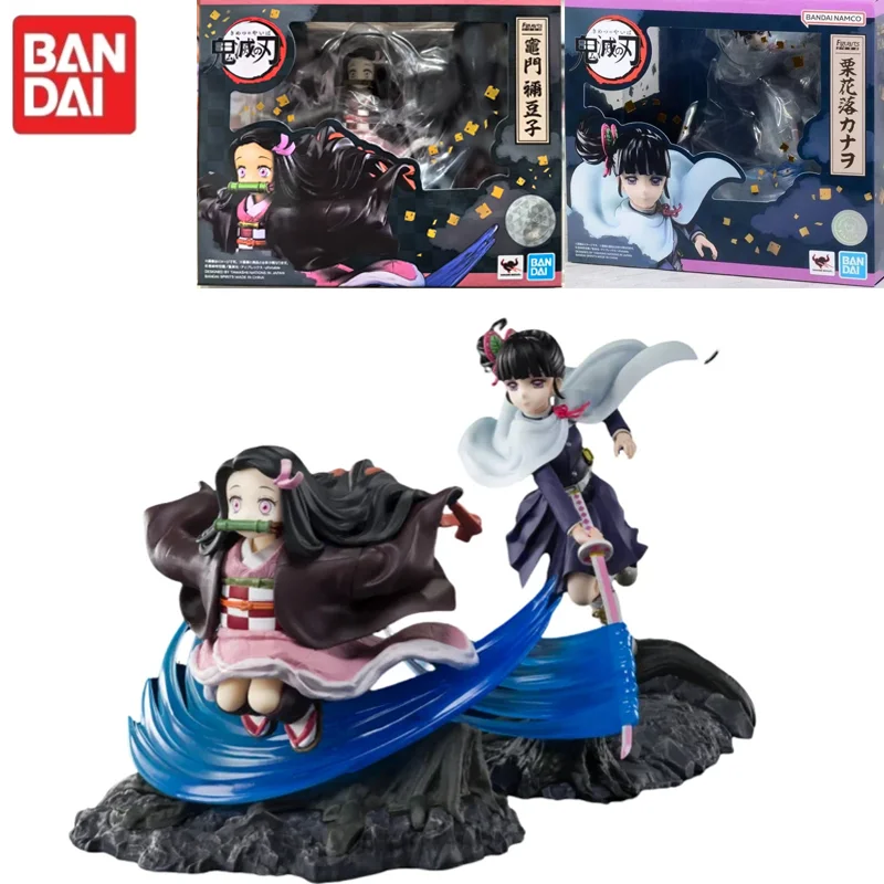 

In Stock Original Bandai Fz Zero Demon Slayer Kanao Tsuyuri Nezuko Kamado Anime Action Figures Model Toys desktop Ornament Gifts