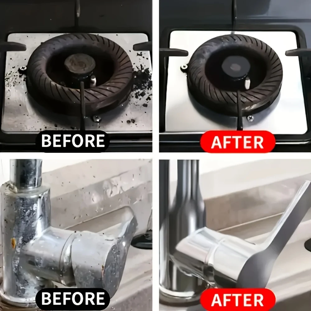 Family Polishing Paste, Suitable for Kitchen Metal, Car Metal, and Various Metal Polishing, Easy to Use,  Car Metal Polish, Quic