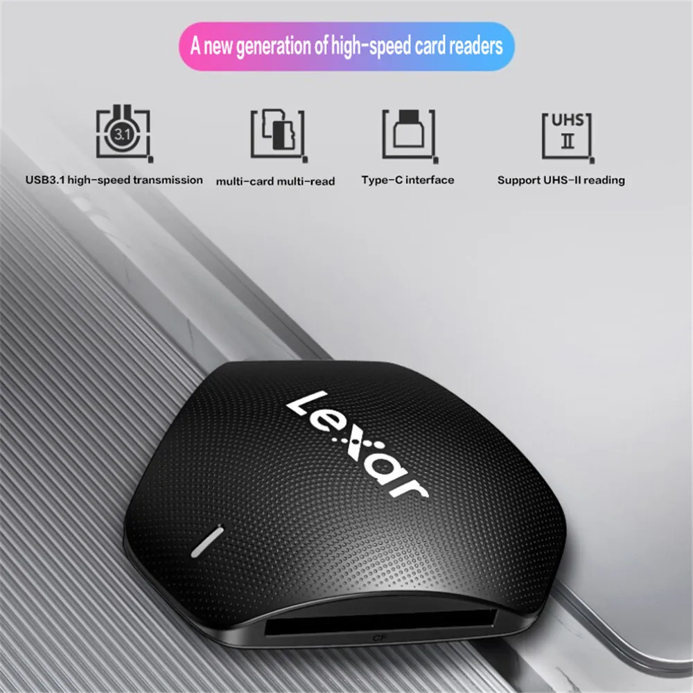 قارئ Lexar USB 3.1Gen2 الأصلي 3 في 1 بطاقة إلى SD مايكرو SD 500U قارئ بطاقات TF محول بطاقة الذاكرة SD UHS-I قارئ بطاقات الذاكرة