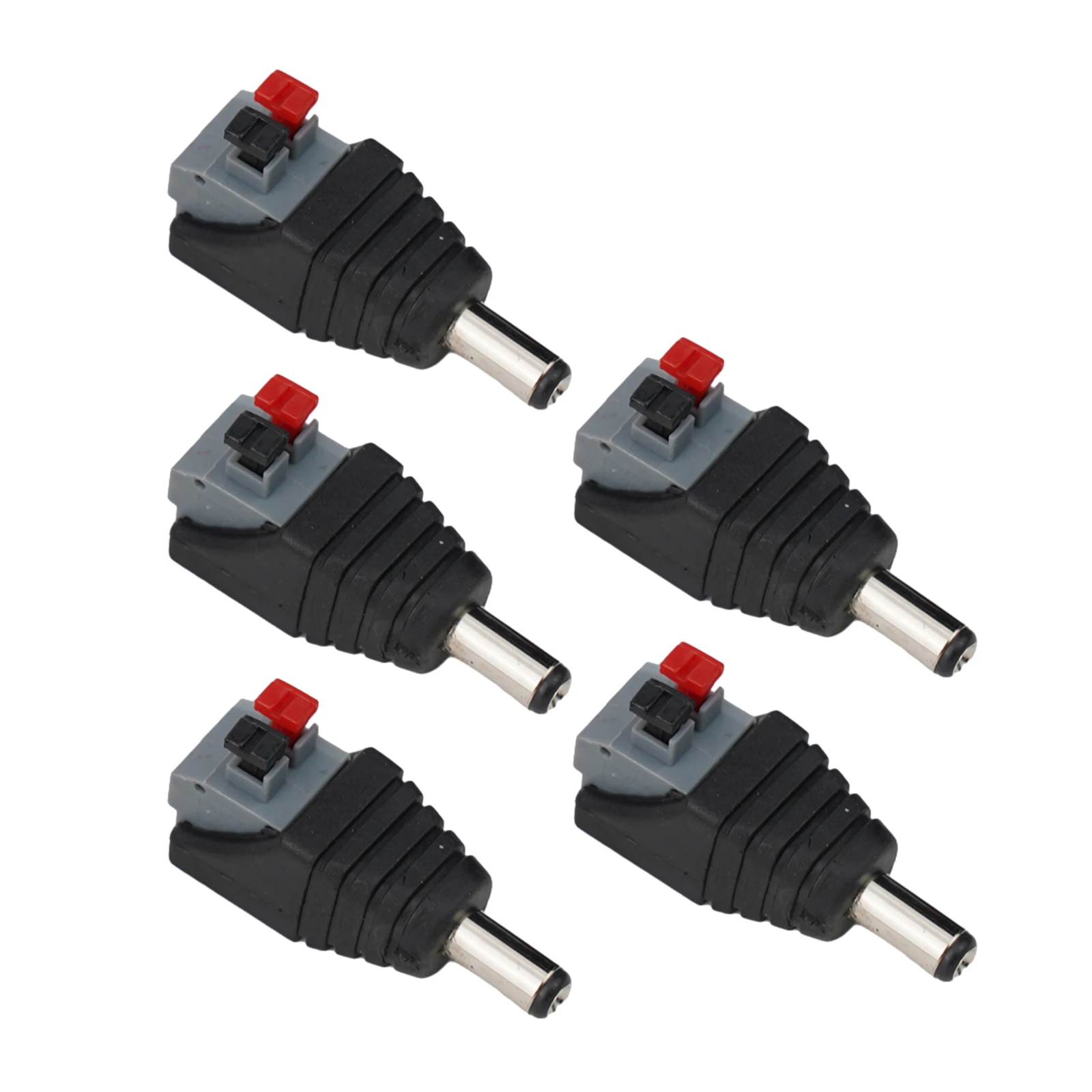 DC Power Connector 5 5x2 1mm Perfect for LEDs and Cameras Press Type Adapter Max Power Transmission 40W Robust Construction