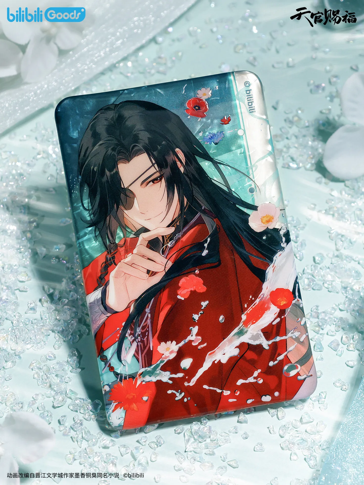 Hua Cheng Tinplate Badges Brooch Pins Acrylic Pendant Standee Tian Guan Ci Fu Collection Colored Paper Cosplay Props
