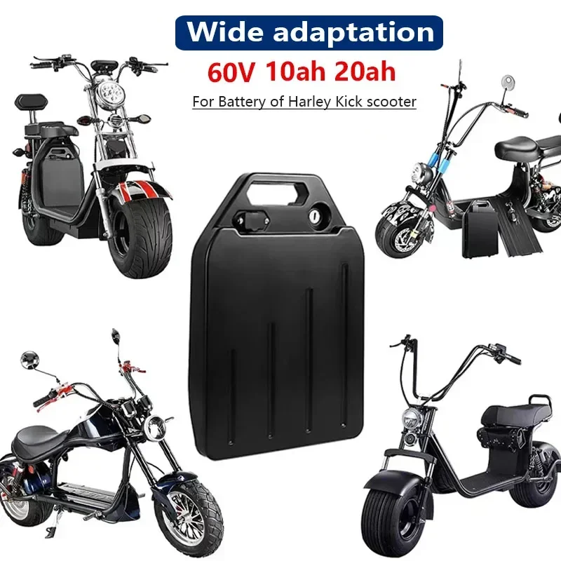 

Electric vehicle lithium battery waterproof 18650 battery 60V 20ah 10ah two wheel folding Citycoco electric scooter