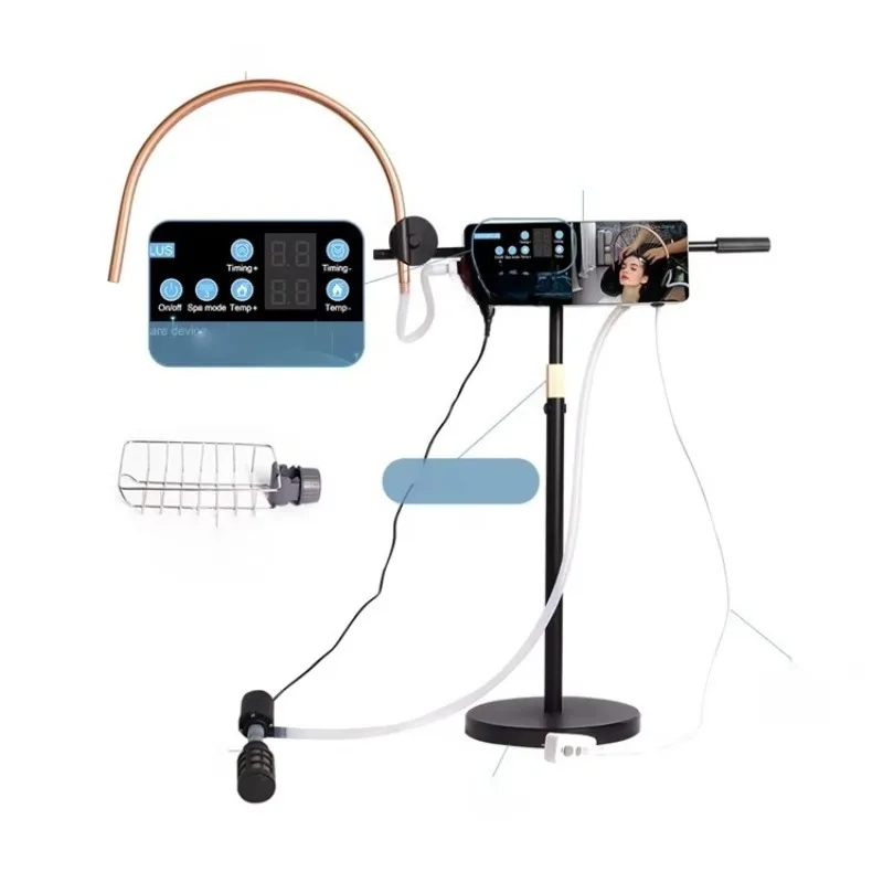 New design intelligent portable moving head device water circulation massage constant temperature scalp care device