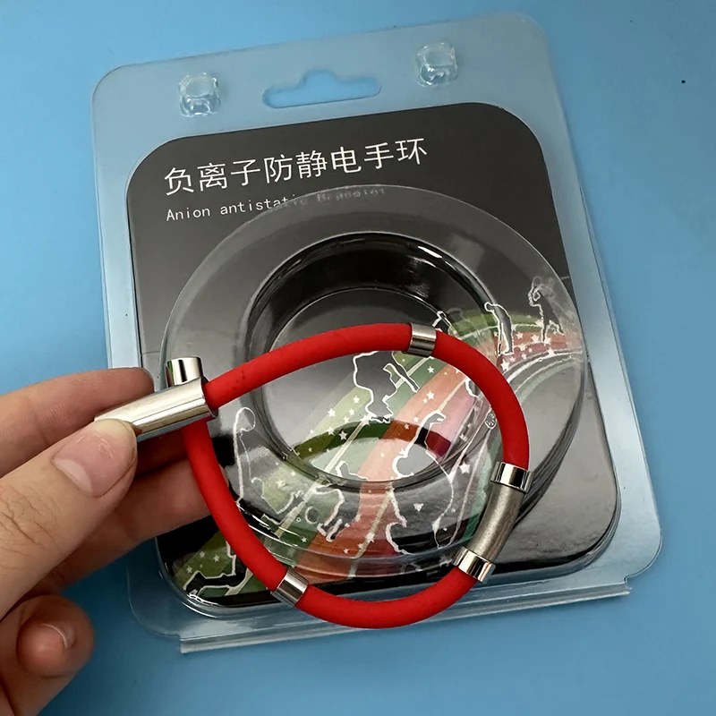 Couple Jewelry Wireless Static Discharge Sportive Handheld Wristband/Anti-static Bracelet (4-ring Long Style) for exercise Gifts