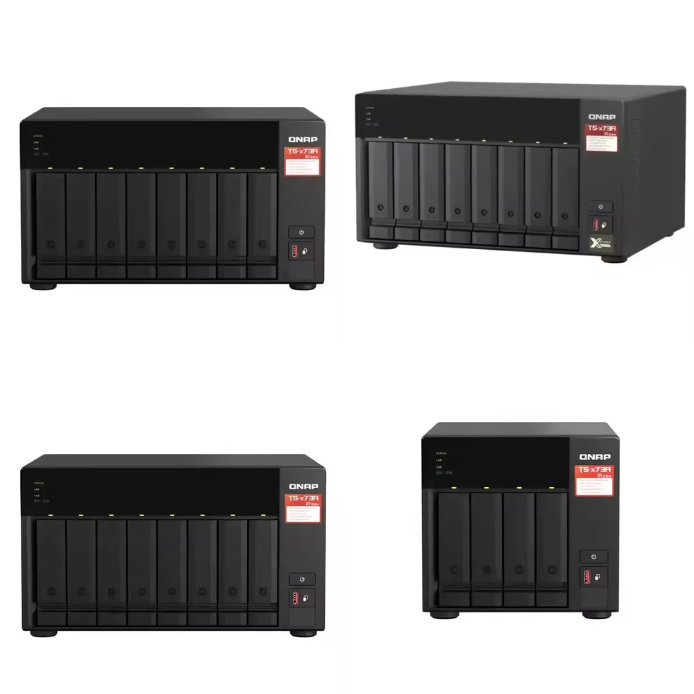 

Qnap TS-873A-8G for QNAP NAS Server 8 Bay 2U Storage with USB Interface 8GB RAM 18PB Max Capacity New In Stock Best