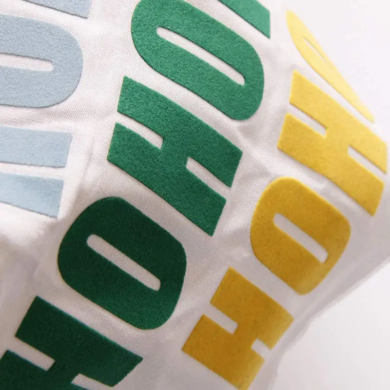 3D Brick Flock Heat Transfer Clothing Labels Custom Brand Logo Name Heat Transfer Vinyl Designs for Garment