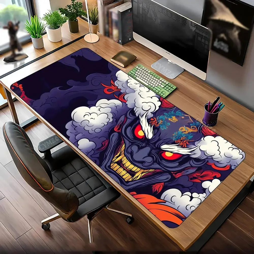 

Ukiyo-e стиль призрак воин игровой коврик для мыши настольный коврик резиновый противоскользящий прочный настольный аксессуар клавиатура настольные коврики maus pad