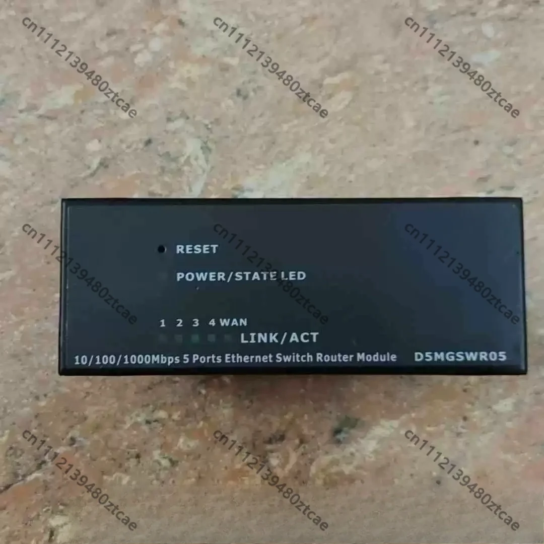 5‑Port Gigabit Network Switch Module 10/100/1000Mbps Weak Current Cabinet Internal Routing Unit Home Network Accessory