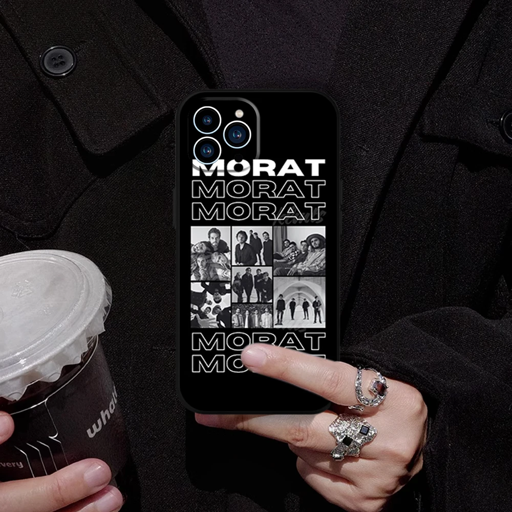 Morat Band Phone Case For Samsung S23 S22 ULTRA A22 A71 Black Soft Silicone Cover